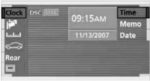 Clock DSC 09:15AM Time Memo Date 11/13/2007 Rear