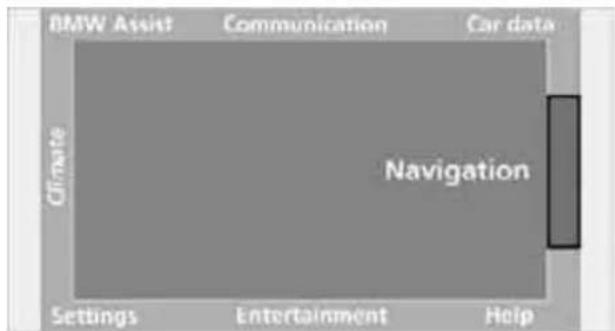 BMW Asset Communication Car date Climate Navigation Settings Entertainment Help