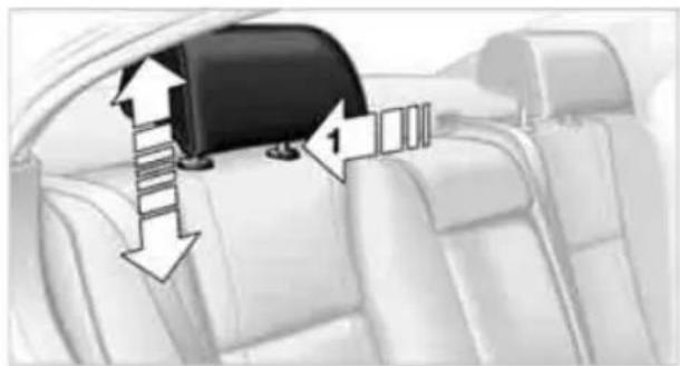 Interior view of a car showing seatbelt and seatbelt with directional arrows indicating movement (no text or symbols)
