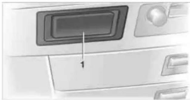 Close-up of a file drawer with a highlighted rectangular panel and an arrow pointing to it (no text or symbols visible)