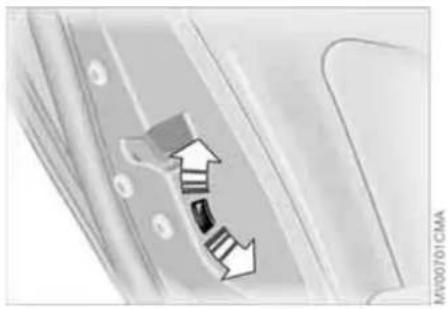 Diagram showing directional arrows and a small object on a surface, no readable text or symbols present
