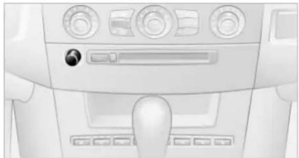 Interior view of a car dashboard with controls and a central touchscreen (no visible text or symbols)