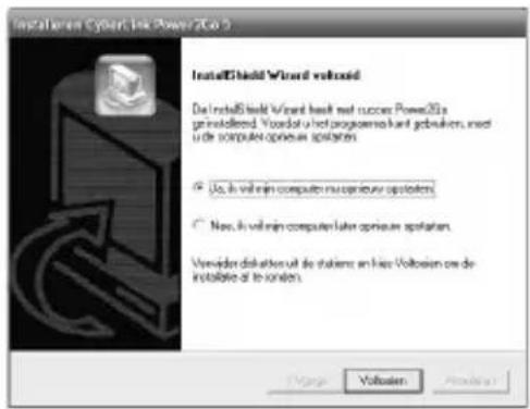 JVC CU-VD50 - Klik op "Voltooien" - 1