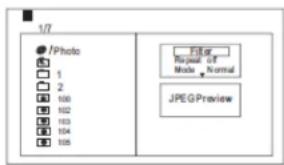 /7 /Photo 1 2 100 102 103 104 105 F86 Repeat Off Mode Normal JPEGPreview