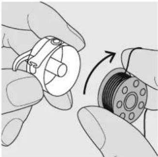 BERNINA Activa 135 - Spule einlegen - 1