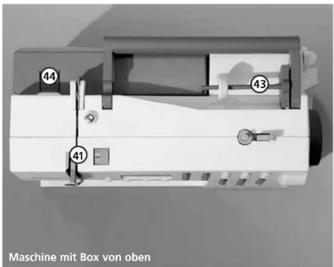 44 43 41 Maschine mit Box von oben