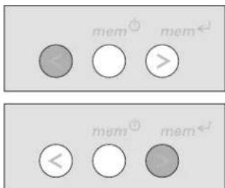 mem○ mem← < ○ > mem○ mem← < ○ >
