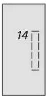BERNINA Activa 240 - Stretchknopfloch - 2