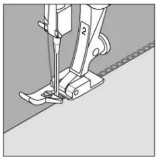 BERNINA Activa 240 - Bündchen mit Overlocknaht - 2