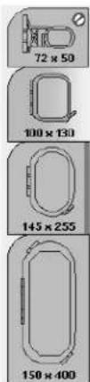 72 x 50 100 x 130 145 x 255 150 x 400