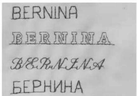 BERNINA BERNINA BERNINA BEPHINA