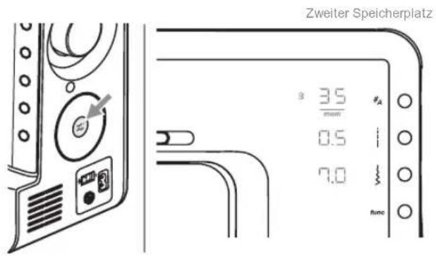 Zweiter Speicherplatz 3.5 mm 0.5 7.0 A func