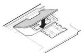 SINGER 7110 - Einsetzen der Plug-In-SIM-Karte - 2