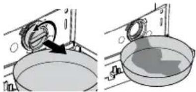 BLOMBERG WNF 7361 SCE20 - Restliches Wasser ablaufen lassen und Pumpenfilter reinigen - 4