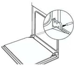 Küppersbusch EEBK 6250.8 MX - Backofentür einsetzen - 1
