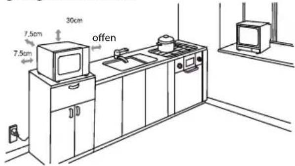 7.5cm 7.5cm 30cm offen