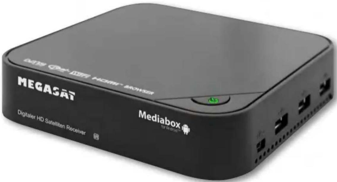 MEGASAT Digitaler HD Satelliten Receiver Mediabox for Android™