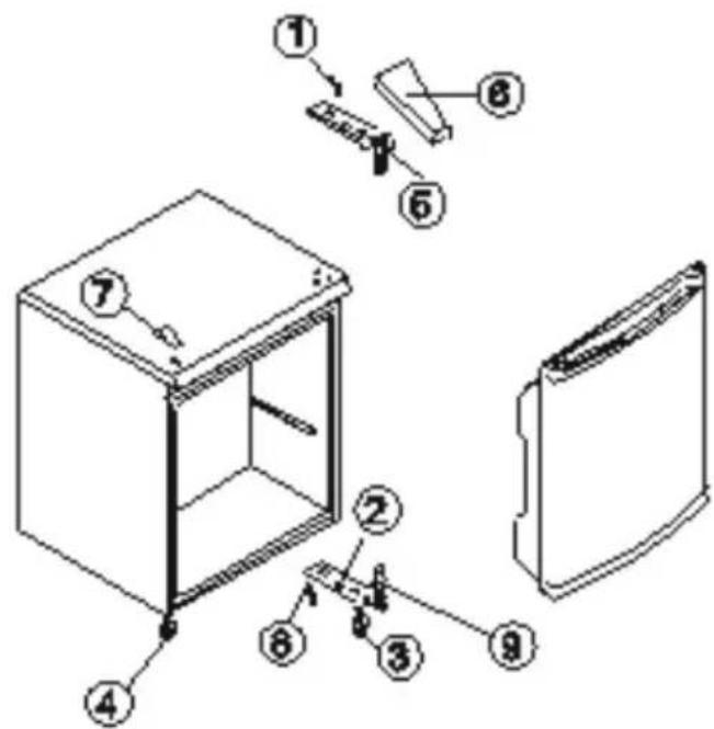 COMFEE KB 5047 - Wechsel des Türanschlages - 1