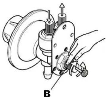 BARTSCHER DS 901 - REGULIERUNG DES KLARSPÜLMITTELDOSIERERS (Nur für Spülmaschinen mit hydraulischer Dosiervorrichtung) - 2