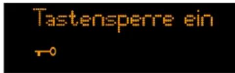 Tastensperre ein →