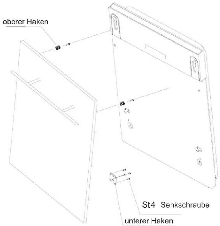 oberer Haken St4 Senkschraube unterer Haken