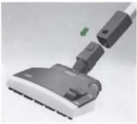VORWERK Tiger 251 - Anschließen der Teppich-Bürste - 2