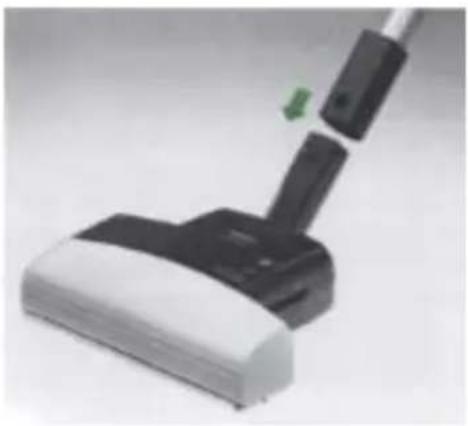 VORWERK Tiger 251 - Anschließen der Teppich-Bürste - 1