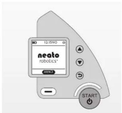 12:15MO neato robotics* MENU START