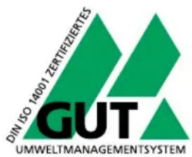 DIN ISO 14001 ZERTIFIZIERTES GUT UMWELTMANAGEMENTSYSTEM