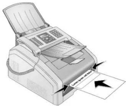 OKI OKIFAX 170 - ONTWERPEN IN DE PAPIERCASSETTE PLAATSEN - 2