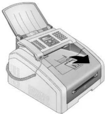 OKI OKIFAX 170 - PAPIERSTORING IN PAPIERCASSETTE/PAPIERINVOER VERHELPEN - 4