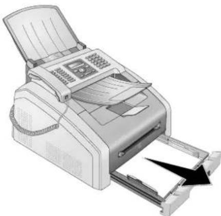 OKI OKIFAX 170 - PAPIERSTORING IN PAPIERCASSETTE/PAPIERINVOER VERHELPEN - 1