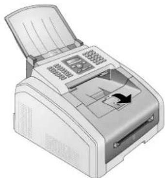 OKI OKIFAX 170 - VERPAKKINGSMATERIAAL UIT DE PAPIERCASSETTE VERWIJDEREN - 7