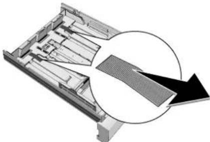 OKI OKIFAX 170 - VERPAKKINGSMATERIAAL UIT DE PAPIERCASSETTE VERWIJDEREN - 4