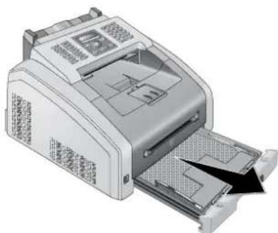 XEROX LF8140 - Verpakkingsmateriaal uit de papiercassette verwijderen - 1
