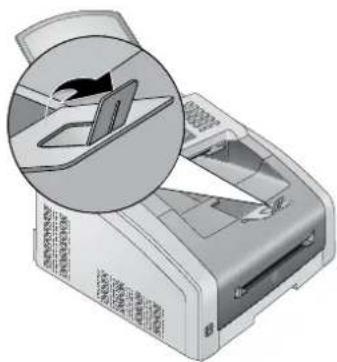 XEROX LF8140 - Printuitgifte houder uitklappen - 2