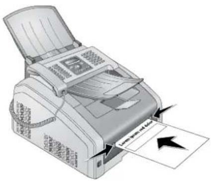 XEROX LF8140 - Ontwerpen in de handmatige papiertoevoer plaatsen - 1