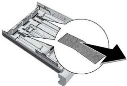 XEROX LF8140 - Verpakkingsmateriaal uit de papiercassette verwijderen - 4