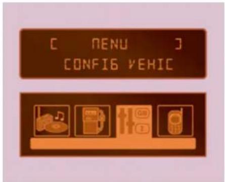 [ MENU ] CONFIG VEHIC