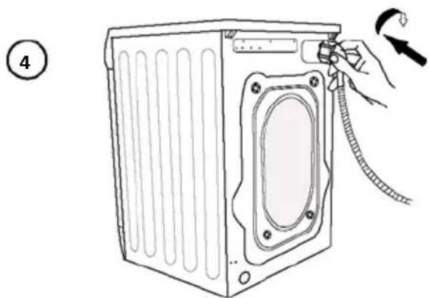 COMFEE TG60-12506L - Installation des Wasseranschlusses - 4