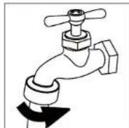HAIER HW80-BD1626 Intelius 500 - Wasser-Zulauf anschließen - Aqua Stop System - 1