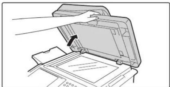 SHARP MX-B382SC - EINLEGEN DES ORIGINALS AUF DEM VORLAGENGLAS - 1