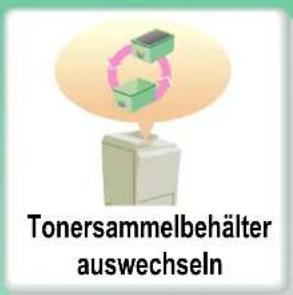 Tonersammelbehälter auswechseln