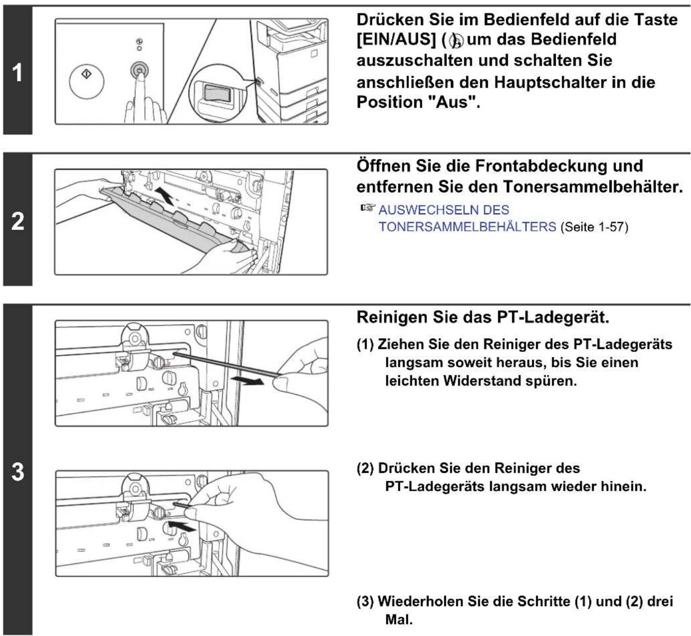 SHARP MX-B382SC - PT-LADEGERÄT DER PRIMÄREN TRANSFERBANDEINHEIT REINIGEN - 1