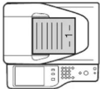 SHARP MX-B382SC - Legen Sie das Original ein. - 3