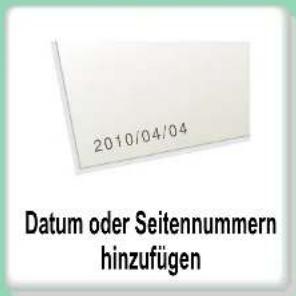 2010/04/04 Datum oder Seitennummern hinzufügen