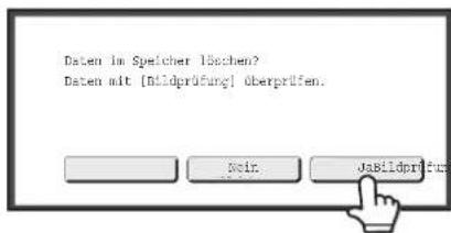 Daten im Speicher 16ochen? Daten mit [Bildprüfung] überprüfen.