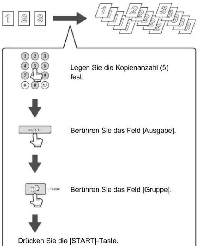 SHARP MX-B382SC - Gruppenmodus - 1