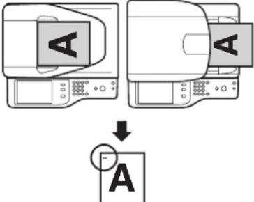 SHARP MX-B382SC - Ausrichtung des eingelegten Originals - 2