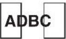 SHARP MX-B382SC - Kopierergebnisse der 8 Visitenkarten-Layouts - 9